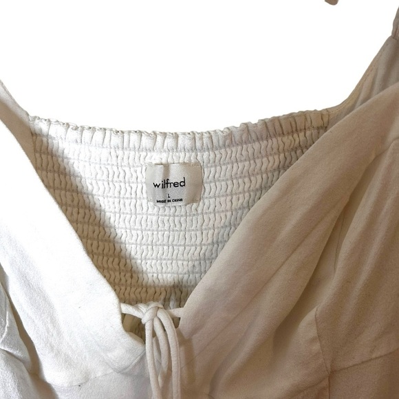 Aritzia Wilfred Novella Blouse- Smocked Back Puff Sleeve Blouse - Picture 12 of 15